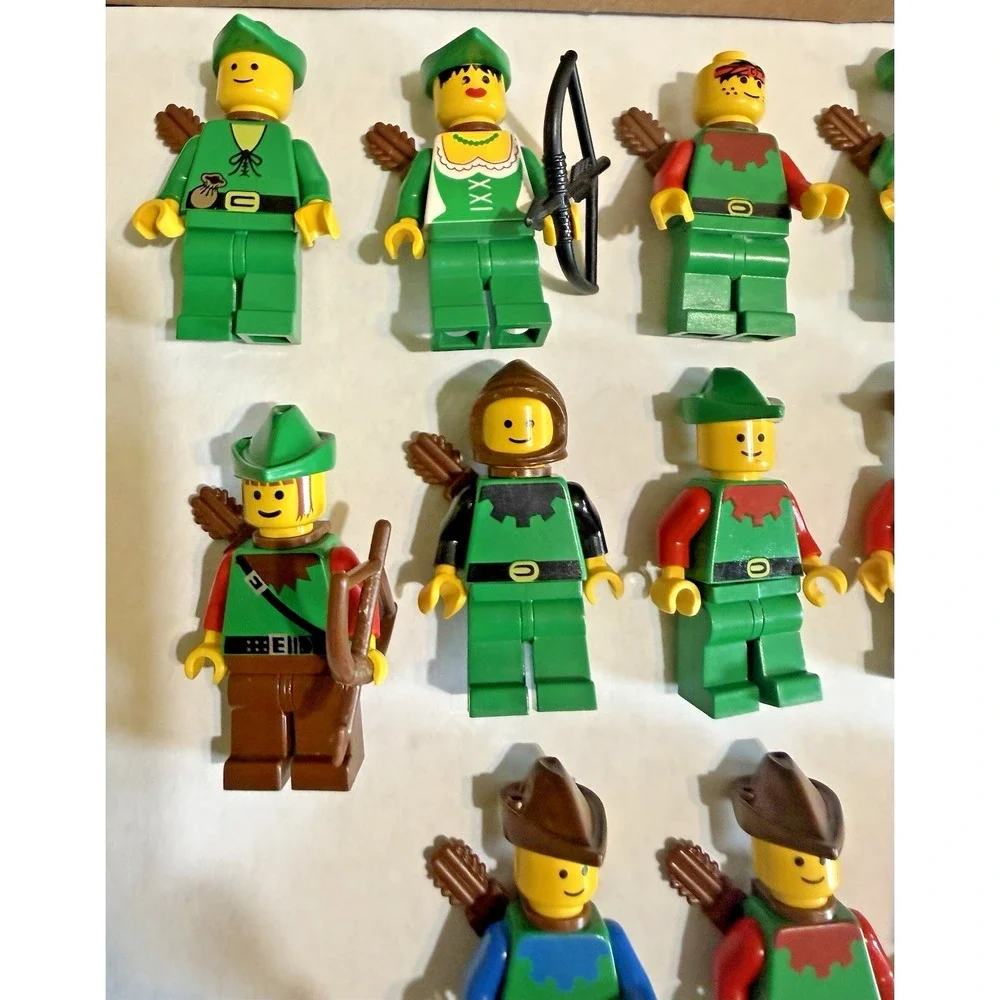 Lego 6071 Forestmen's Crossing Forestwoman Minifigures‎ Only Lot 1990